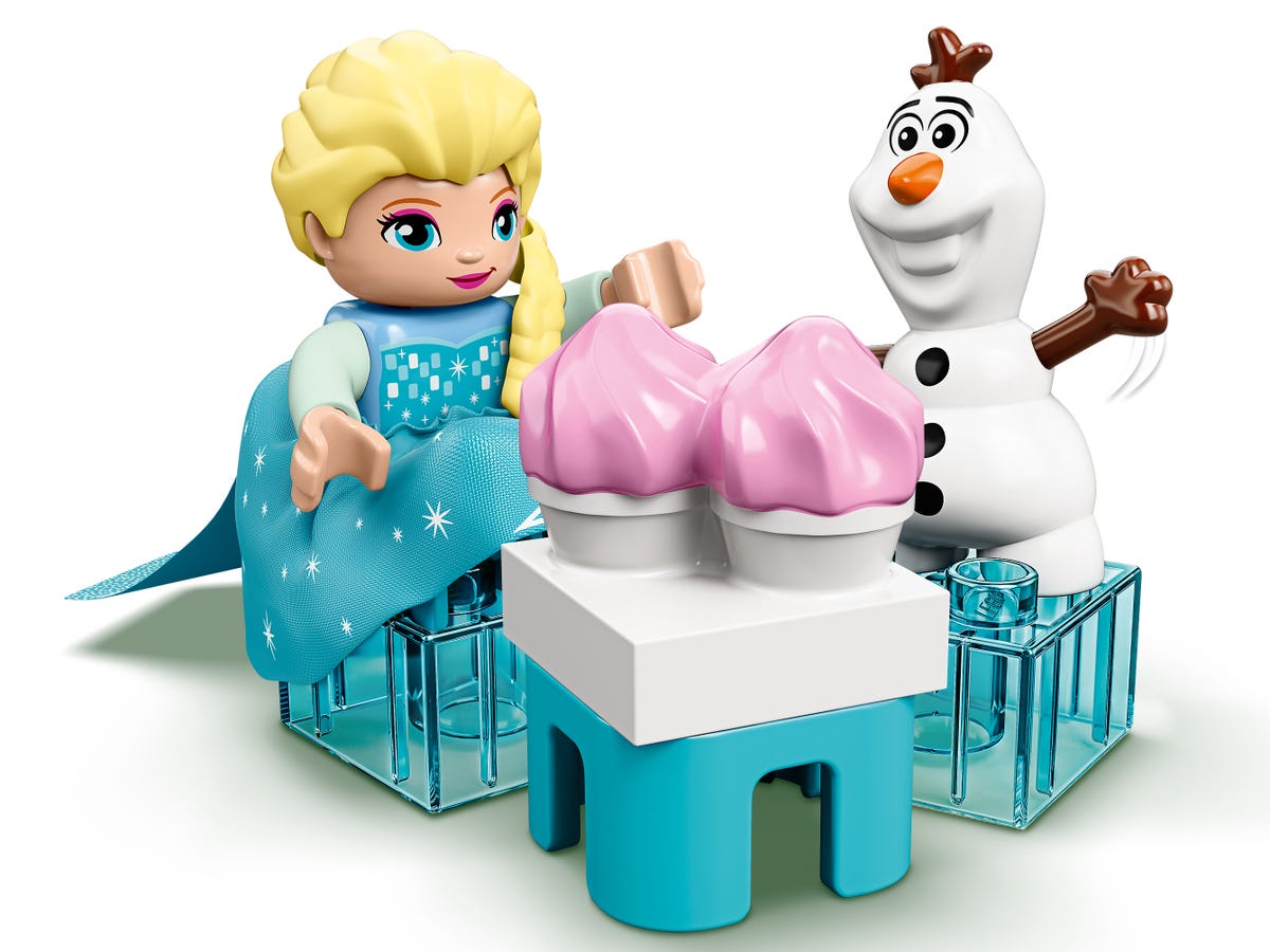 Lego Duplo. Elsa si Olaf la petrecere