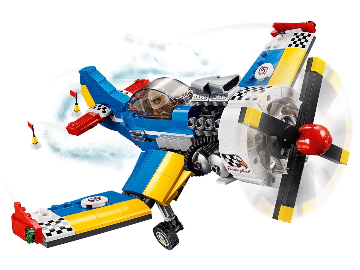 Lego Creator. Avion de curse