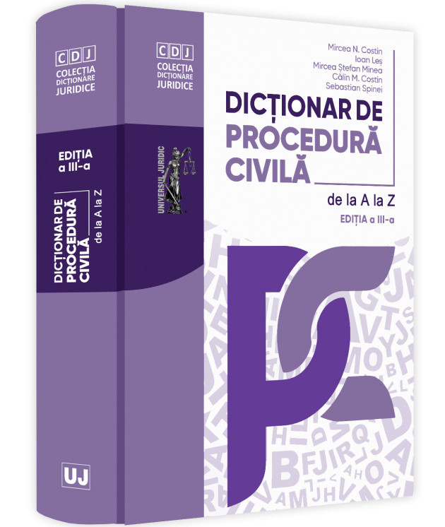 Dictionar de procedura civila de la A la Z Ed.3 - Mircea N. Costin, Ioan Les