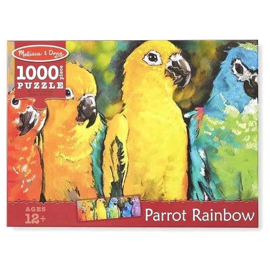 Puzzle 1000, Parrot Rainbow. Papagali curcubeu