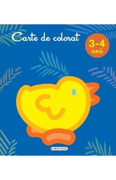 Coperta cărții 'Carte de colorat 3-4 ani'