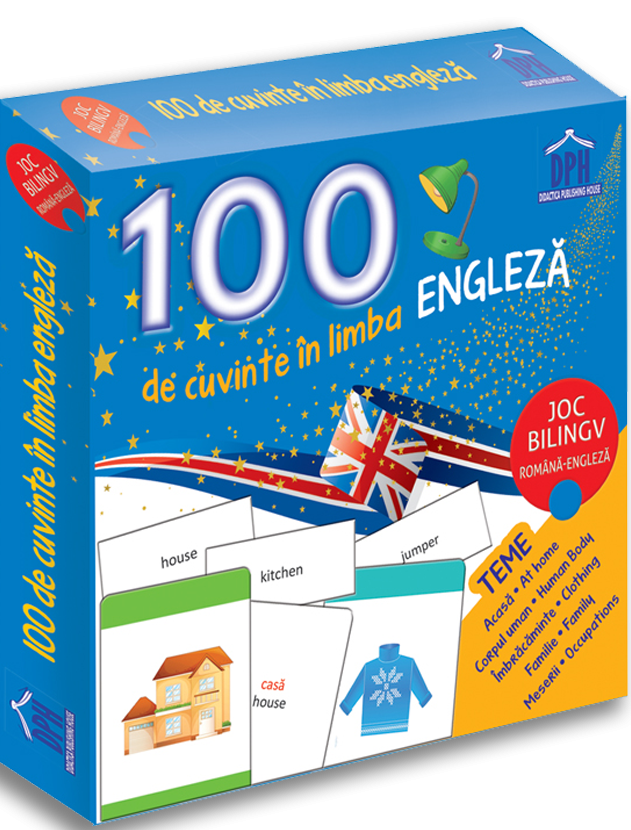 100 de cuvinte in limba engleza. Joc bilingv