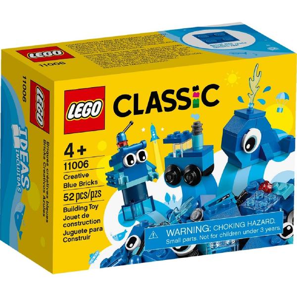 Lego Classic. Caramizi creative albastre