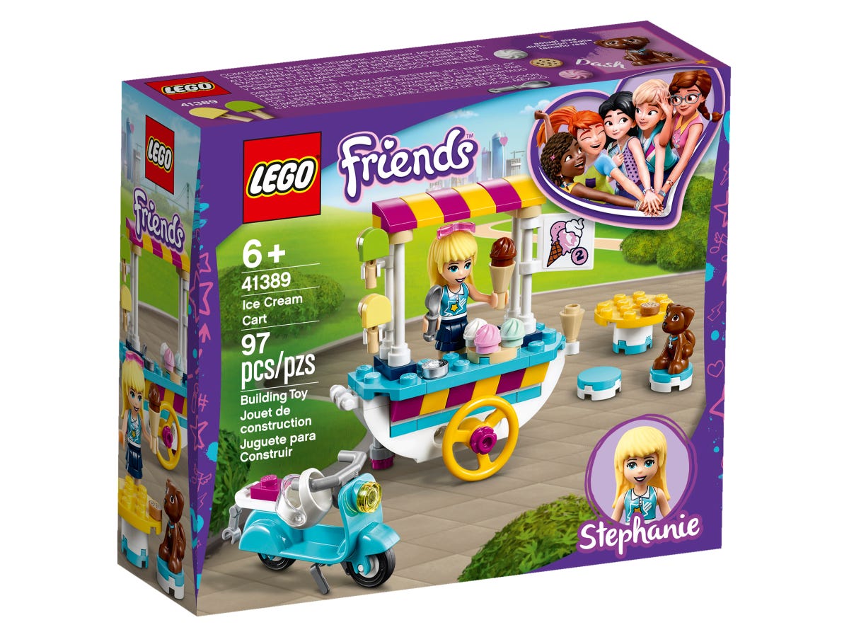 Lego Friends. Stand cu inghetata