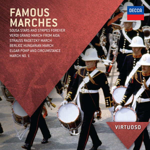CD Famous marches: Sousa - Stars and stripes forever, Verdi - Grand march from Aida, Strauss - Radetzky march