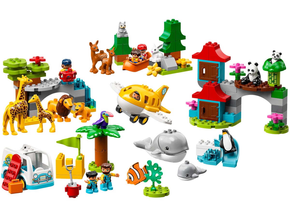 Lego Duplo. Animalele lumii