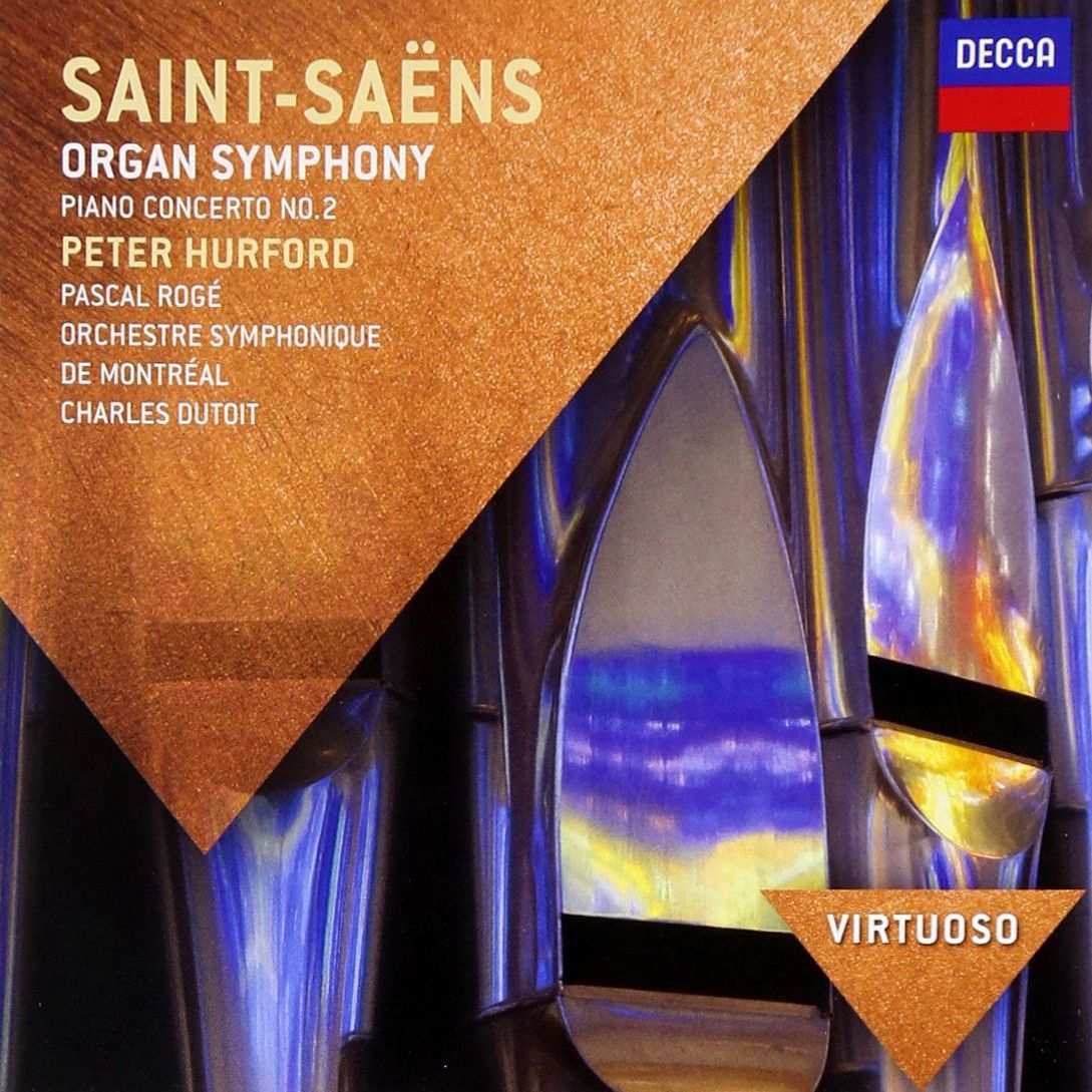 CD Saint-Saens - Organ symphony, Piano concerto no.2 - Peter Hurford