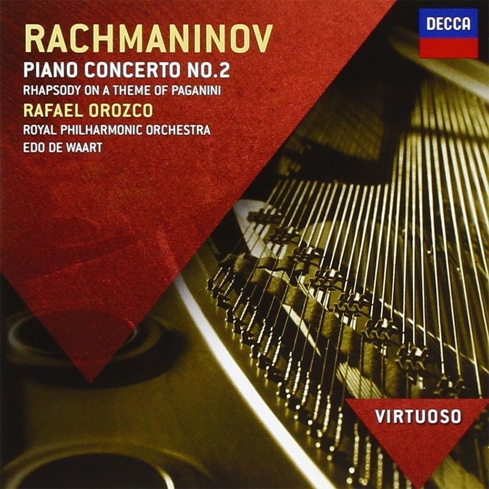 CD Rachmaninov - Piano concerto no.2, Rhapsody on a theme by Paganini - Rafael Orozco