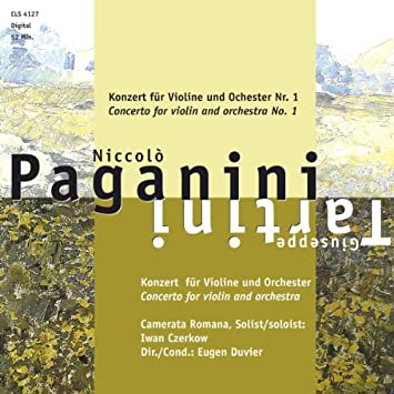 CD Paganini, Tartini - Konzert fur violine und orchester