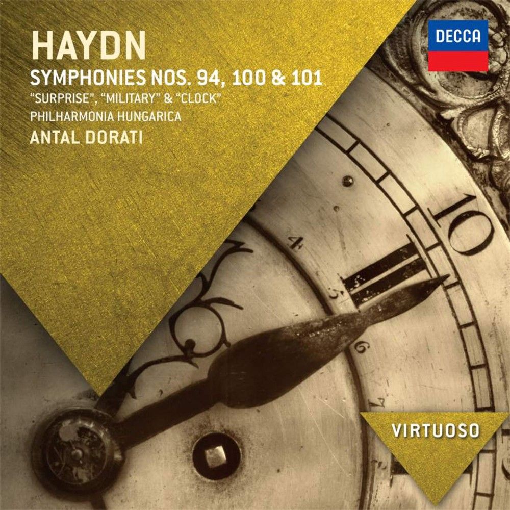 CD Haydn - Symphonies nos.94, 100 & 101 (Surprise, Military & Clock) - Antal Dorati