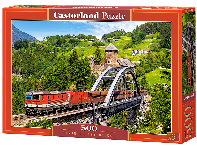 Puzzle 500. Train on the Bridge