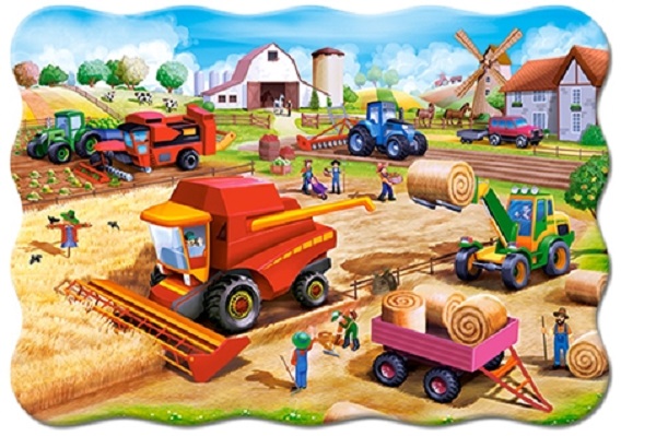 Puzzle 20 Maxi. Work on the Farm