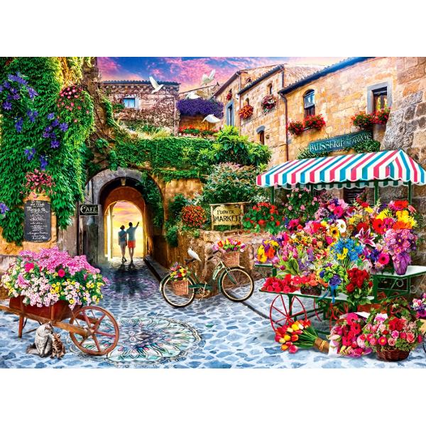 Puzzle 1000. The Flower Market