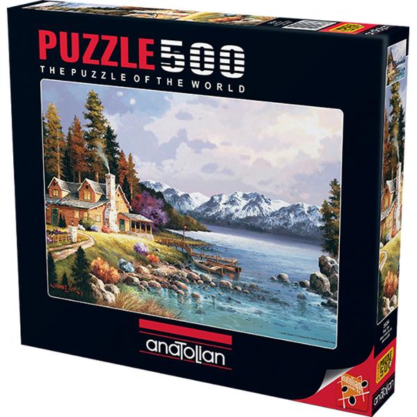 Puzzle 500. Mountain Cabin