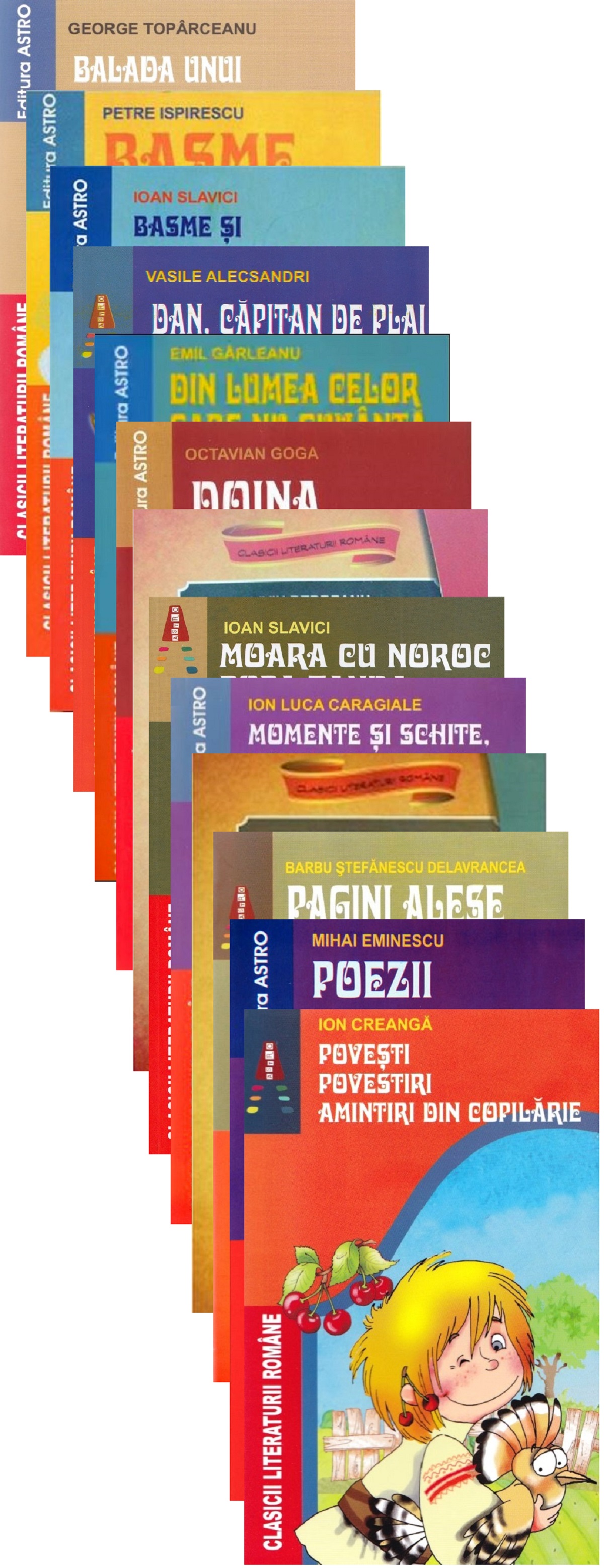 Pachet 13 carti cu autori clasici din literatura romana