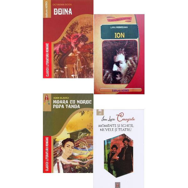 Pachet 13 carti cu autori clasici din literatura romana