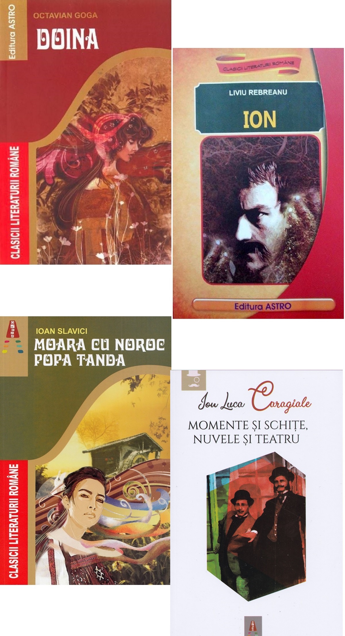 Coperta cărții 'Pachet 13 cărți cu autori clasici din literatura română'