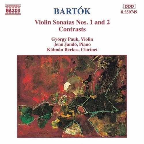 CD Bartok - Violin sonatas nos. 1 and 2, Contrasts