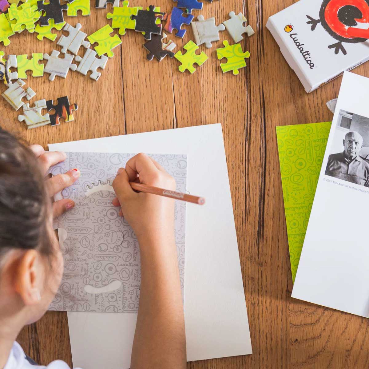 Kit creativ atelier + puzzle: Gustav Klimt