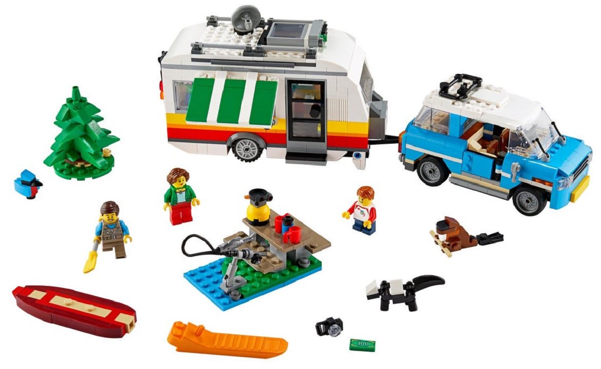 Lego Creator. Vacanta in familie cu rulota