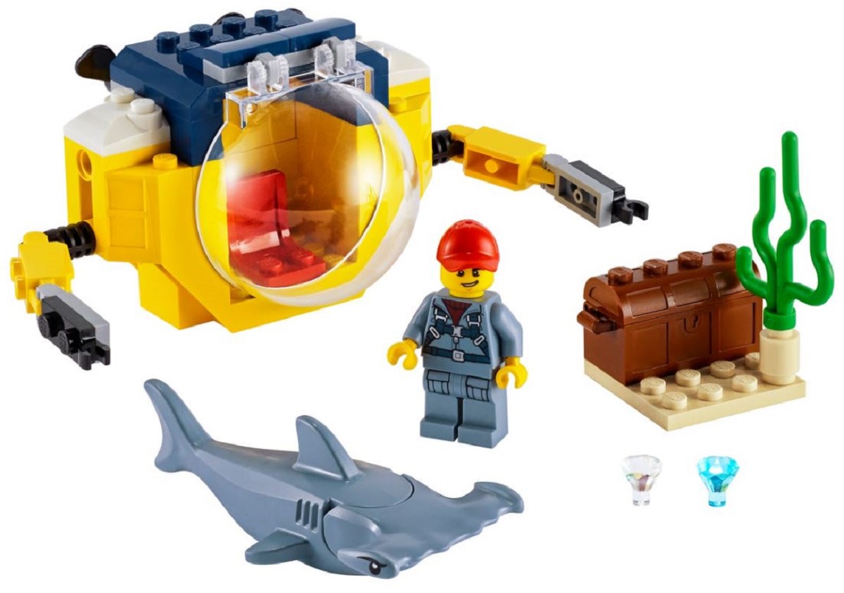 Lego City. Minisubmarin oceanic