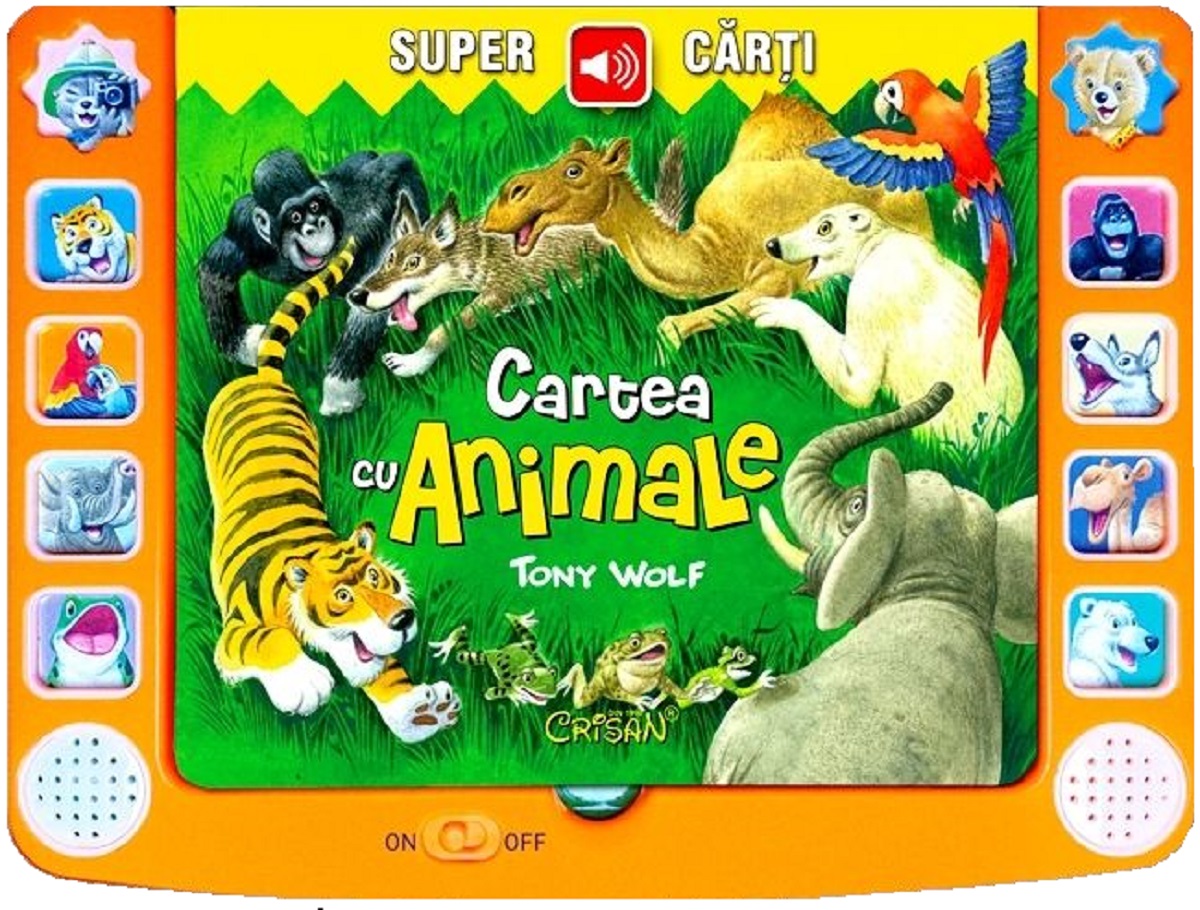 Cartea cu animale. Super carti - Anna Casalis, Tony Wolf