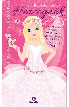 Coperta cărții 'Hercegnők. Foglalkoztató füzetek'