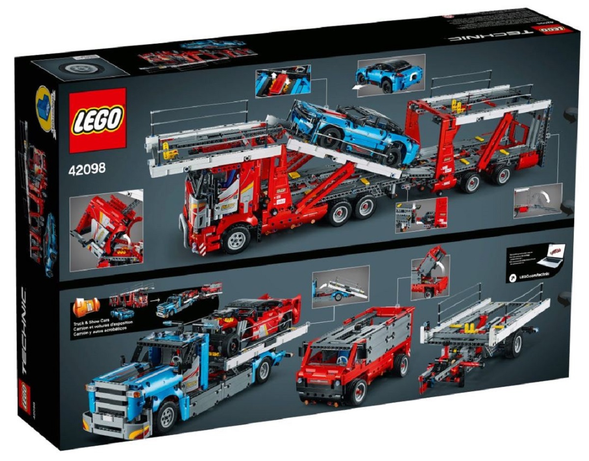 Lego Technic. Car Transporter. Transportator de masini