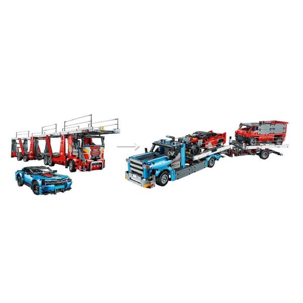 Lego Technic. Car Transporter. Transportator de masini