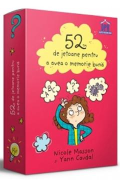 Coperta cărții '52 de jetoane pentru a avea o memorie buna - Yann Caudal, Nicole Masson'