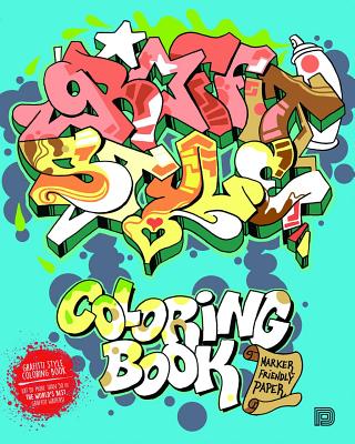 Graffiti Style Coloring Book - Bj Almqvist