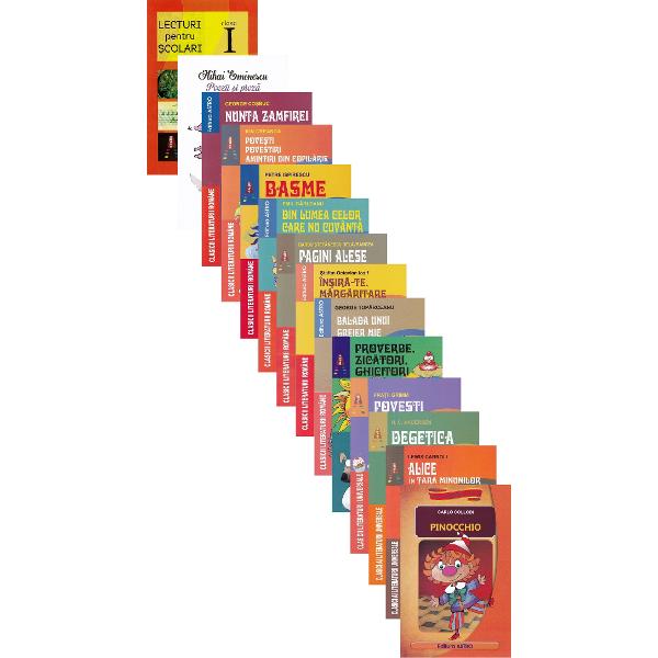 Pachet 14 carti pentru vacanta elevilor - Clasa 1