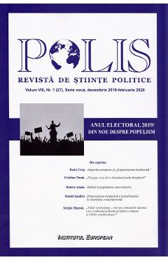 Poza produsului Polis vol.8 Nr.1 (27). Serie noua. Decembrie 2019 - februarie 2020. Revista de stiinte politice
