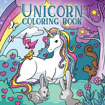 Unicorn Coloring Book: For Kids Ages 4-8 - Young Dreamers Press