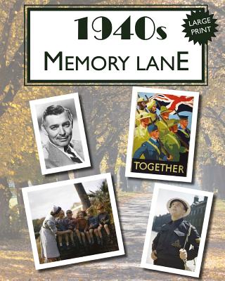 1940s Memory Lane: Large print book for dementia patients - Hugh Morrison