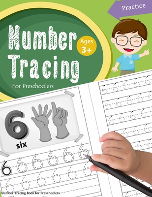 Number Tracing Book for Preschoolers: Number tracing books for kids ages 3-5, Number tracing workbook, Number Writing Practice Book, Number Tracing Bo - Handwriting Workbook