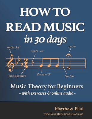 How to Read Music in 30 Days: Music Theory for Beginners - with exercises & online audio - Matthew Ellul