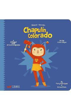 Coperta cărții 'El Chapulin Colorado: Sounds/Sonidos - Patty Rodriguez'