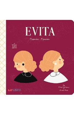 Coperta cărții 'Evita: Opposites/Opuestos: Opposites - Opuestos - Patty Rodriguez'