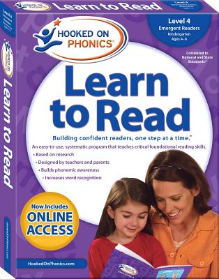 Hooked on Phonics Learn to Read - Level 4, Volume 4: Emergent Readers (Kindergarten Ages 4-6) - Hooked On Phonics