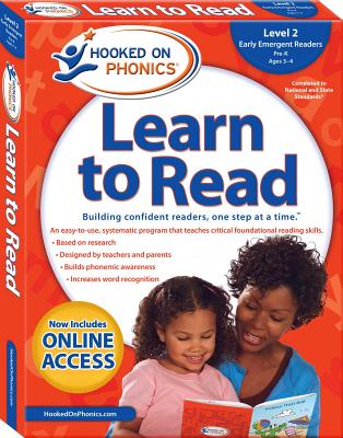 Hooked on Phonics Learn to Read - Level 2: Early Emergent Readers (Pre-K - Ages 3-4) - Hooked On Phonics