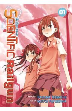 Coperta cărții 'A Certain Scientific Railgun, Volume 1 - Kazuma Kamachi'
