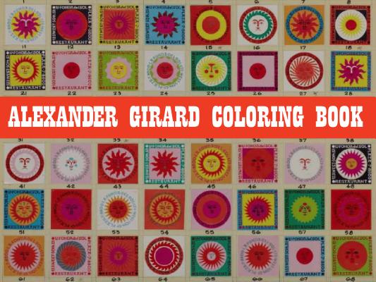 Alexander Girard Coloring Book - Alexander Girard