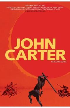 Poza produsului John Carter: Barsoom Series (7 Novels) a Princess of Mars; Gods of Mars; Warlord of Mars; Thuvia, Maid of Mars; Chessmen of Mars; M - Edgar Rice Burroughs