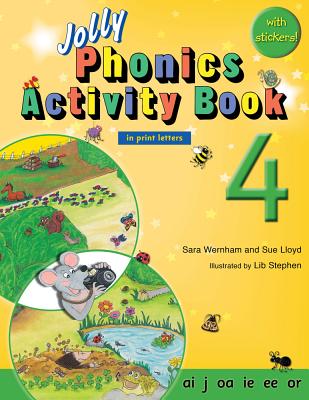Jolly Phonics Activity Book 4 (in Print Letters) - Sara Wernham