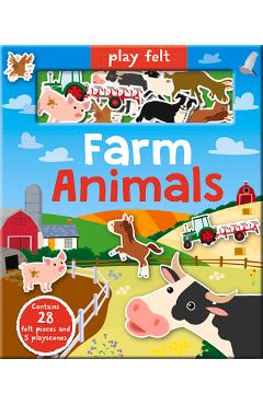 Coperta cărții 'Play Felt: Farm Animals - Amber Lily'