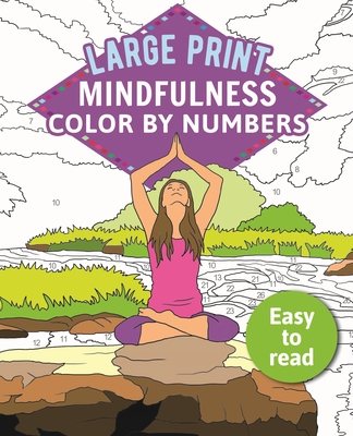 Mindfulness Color-By-Numbers Large Print - Arcturus Publishing