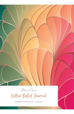 Poza produsului Dotted Bullet Journal: Medium A5 - 5.83X8.27 (Stained Glass Bouquet) - Blank Classic