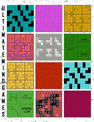 Ultimate Mind Games: Variety Brain Games for Every Day, Adult Activity Book, Word Plexer Puzzle, Sudoku, Cross-Number Puzzle, Mazes, Math P - Nologo 698+