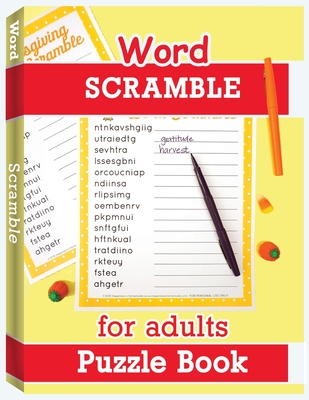 Word Scramble Puzzle Book for Adults: Large Print Word Puzzles for Adults, Jumble Word Puzzle Books, Word Puzzle Game - Nisclaroo